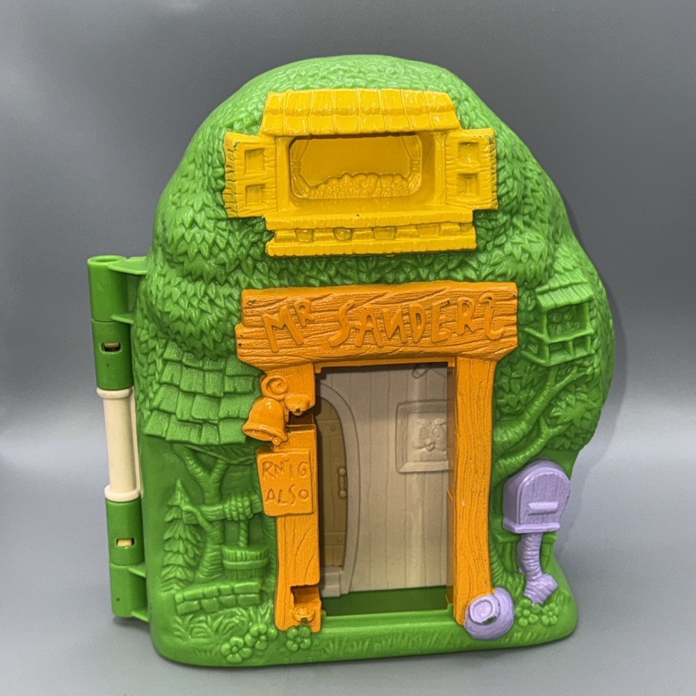 Vintage‎ 1992 Disney Winnie the Pooh Mr. Sanders Owl Tree House Foldable